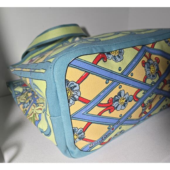 Brighton A Winter’s Love Tote Canvas Hand Sketched T Clancy Large NWOT - Picture 7 of 12